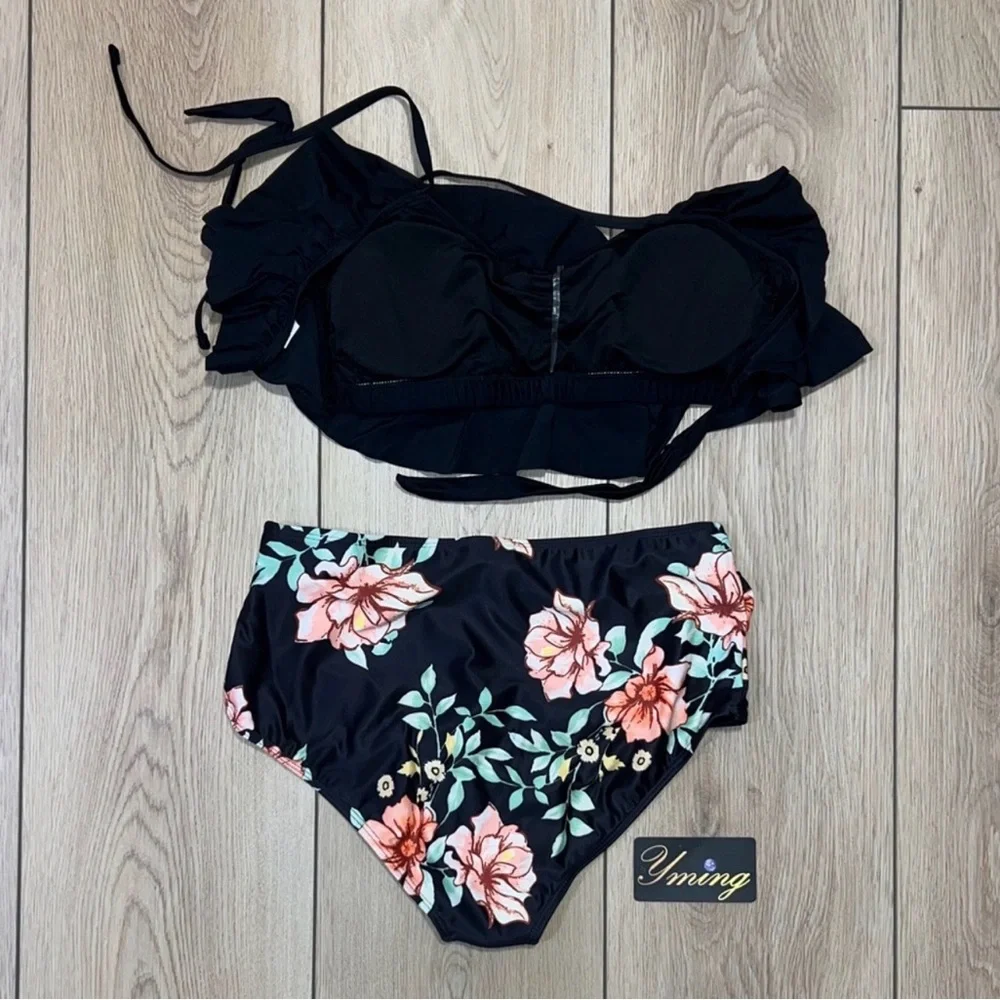 Family Matching Swimsuits - Mommy and Me Swim Suits 2 x Two Piece Swimming Suits - Picture 7 of 14